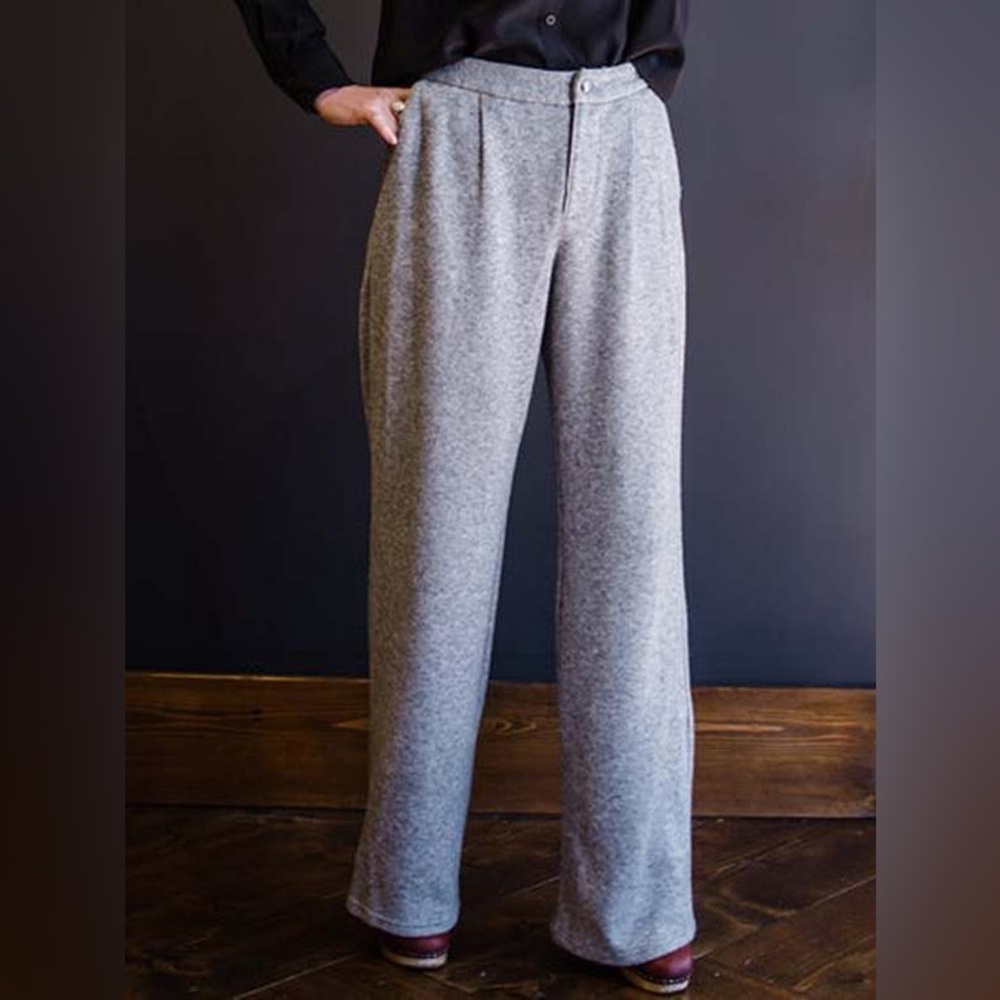 NWOT PAIGE Kara Pants in Heather Grey Size 14 - Picture 5 of 13